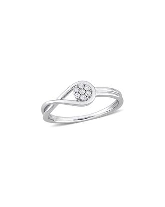 Rina Limor Silver 0.07 ct. tw. Diamond Ring
