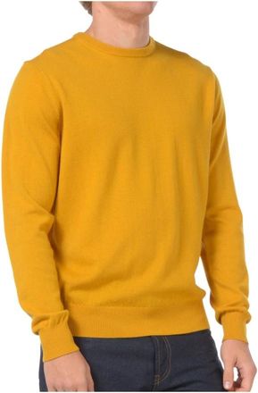 MC2 Saint Barth Maglione girocollo - Heren - Ronde hals truien - Geel - XL - Truien & Vesten