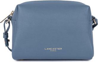 Lancaster Donna Cube Zipped Crossbody Bag - Dames - Schoudertassen - Blauw - ONE Size - Leer - Tassen