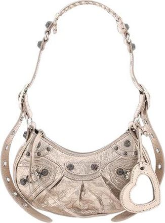 Balenciaga Le Cagole XS Shoulder Bag Metallized Beige 6713090GT3Y9706