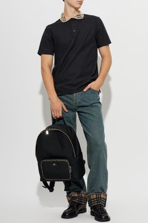 Burberry Polo Evan, Mens, Black