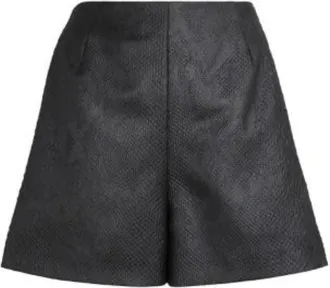 Roberto Cavalli Textured Jacquard Shorts, Brand Size 40 ( US Size 6 )