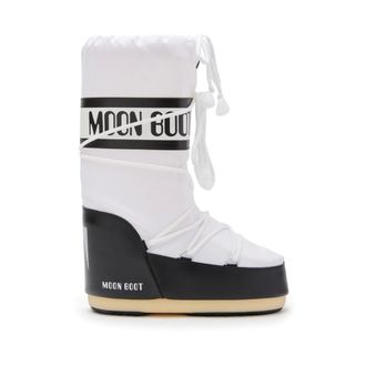 Moon Boot Botas Icon Colourblock de nailon - Shoes - Mujer - Blanco - 39 EU