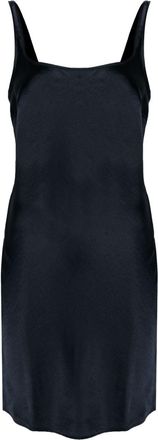 Sams&oslash;e & Sams&oslash;e Sasunna satin minidress - women - Recycled Polyester - S - Blue