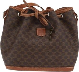 Celine Pre-owned Bucket Bags, female, Brown, Size: ONE SIZE Pre-owned Canvas Bucket Bag