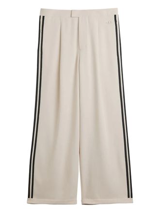 adidas Wales broek met wijde pijpen - Wit