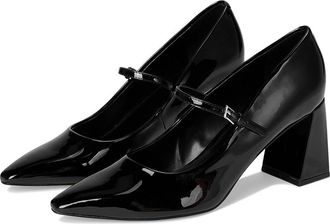Calvin Klein Naprina Womens Shoes Black Patent : 7.5 M, Leather
