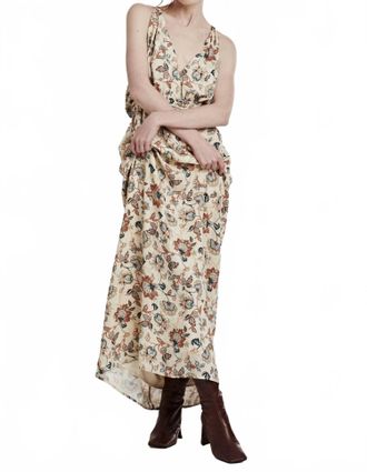 Dear John Denim Sarah Y Maxi Dress In Brown Paisle