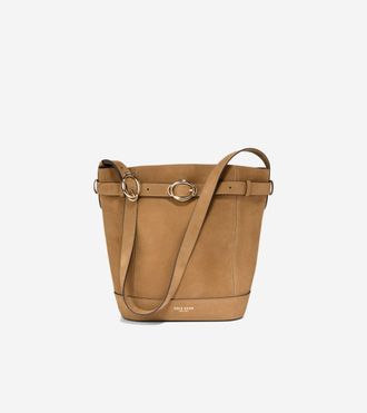 Cole Haan Womens Alexandria Bucket Bag - Yellow