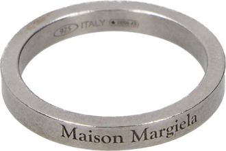 Maison Margiela Uomos Anelli in Argento Argento