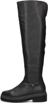 Nubikk Schoenen, Dames, Zwart, 38 EU, Wol, Zwarte Liz Eiffel Laarzen