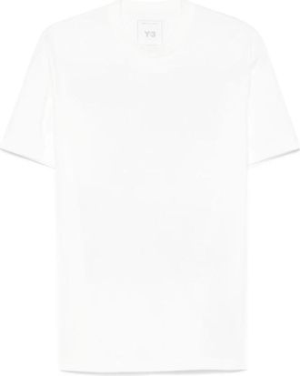 Yohji Yamamoto Wit T-shirt - Heren - T-shirts - Wit - S - Katoen - Tops
