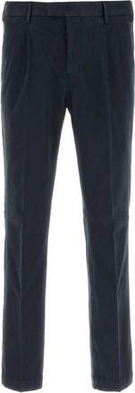 Pantaloni Torino Navy Blue Slim Trousers