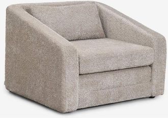 Sklum Pack De 2 Sillones Cama En Tela Boucl&eacute; Dalila Sklum