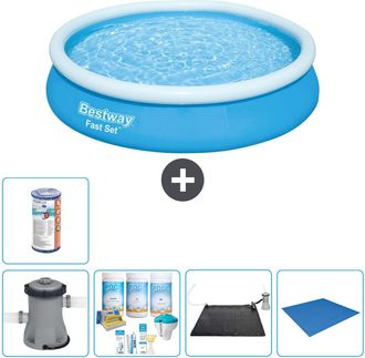 Bestway Piscina Bestway Fast Set Redonda - 366x76 Cm - 8-piezas S22021
