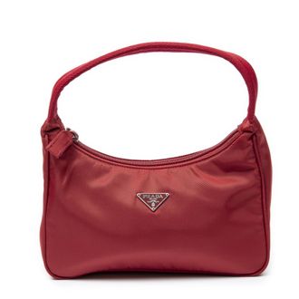 Prada Vintage Mini Zip Hobo schoudertas