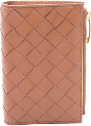 Bottega Veneta Brown Intrecciato Wallet (Bi-Fold) (Pre-Owned)