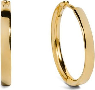 Monica Vinader Essential Small Hoop Earrings in 18K Gold Vermeil at Nordstrom