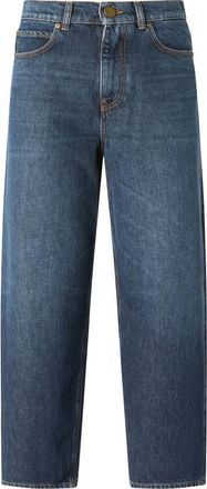Pinko Blue Relaxed High Rise Jeans