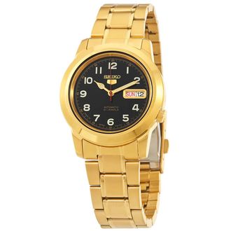 Seiko 5 Automatic Black Dial Mens Watch SNKK40J1