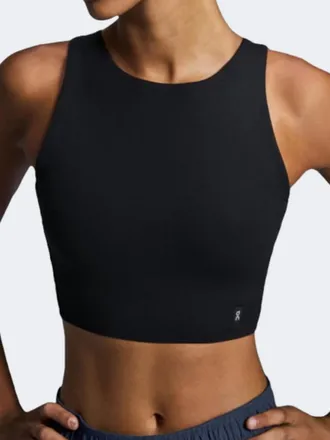 On Core 2 In 1 Running Tank Top In Black