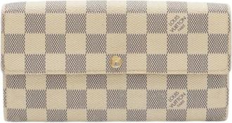Louis Vuitton Pre-owned Wallets, female, Beige, Size: ONE SIZE Pre-owned Canvas Wallet