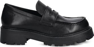 Vagabond Mocassini penny in pelle - Nero