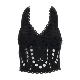 Charo Ruiz Ibiza Sleeveless Tops, female, Black, Size: XS Sleeveless Tops