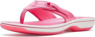 Clarks Breeze Reyna Womens Sandals Pink Synthetic : 11 B - Medium