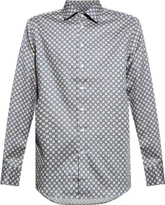 Etro Stijlvol Casual Overhemd - Heren - Casual Overhemden - Veelkleurig - 4XL - Katoen - Overhemden