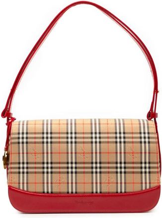 Burberry Pre-owned Shoulder Bags, female, Multicolor, Size: ONE SIZE Pre-owned Patterned Shoulder Bag