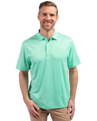 Cutter & Buck Forge Eco Double Stripe Stretch Recycled Mens Polo