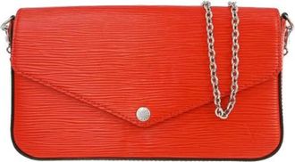 Louis Vuitton Pre-owned Cross Body Bags, female, Red, Size: ONE SIZE Pre-owned Felicie Pochette