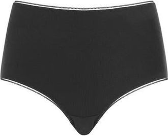 Huit Coton Bio High Waisted Bikini in Black at Nordstrom, Size X-Large