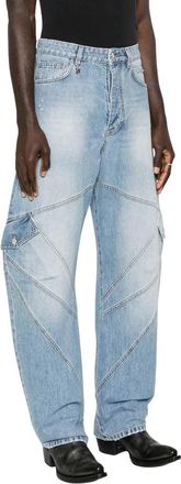 Amiri Loose-fit Jeans - Dames - Loose Fit Jeans - Blauw - W25 - Jeans