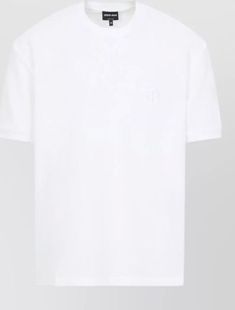 Giorgio Armani armani exchange polyamide mesh crewneck t shirt