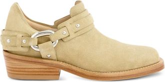 Paco Rabanne XL Link biker enkellaarzen - Beige