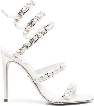 Rene Caovilla Mujer, Zapatos, Blanco, Talla: 38 1/2 EU