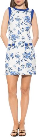 Alexia Admor Piper Sheath Dress in Blue Floral at Nordstrom Rack, Size X-Small