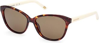 Skechers SE6264 Polarized 52H Womens Sunglasses Tortoiseshell Size 57