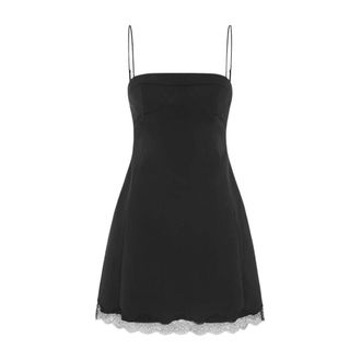 16Arlington Dames, Jurken, Zwart, Maat: M Chiffon