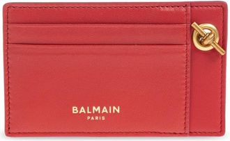 Balmain Pulse Kaarthouder - Dames - Portefeuilles - Rood - ONE Size - Leer - Accessoires