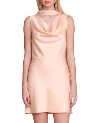Avec Les Filles Cowl Neck Mini Dress