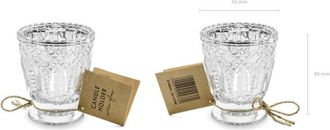 OEM Candelero, Plata, 8cm (24 Uds.)