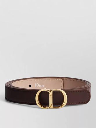 Dior signature belt adjustable reversible design