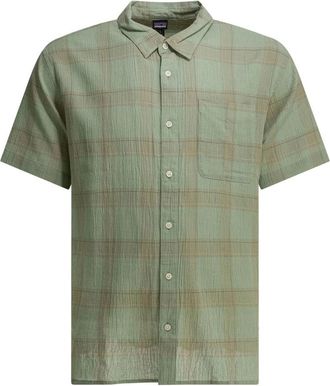 Patagonia A/C Shirt - Heren - Fitness - Groen - S - Katoen - Fitness
