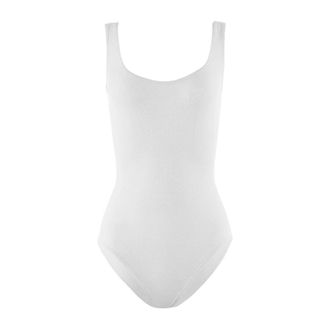 Wolford Jamaika Bodysuit - Dames - Bodies - Wit - XS - Katoen - Tops