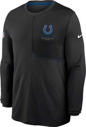 Nike Indianapolis Colts Sideline Coach Nike Mens Dri-FIT NFL Long-Sleeve Top in Black | 03B110JY98-B8B
