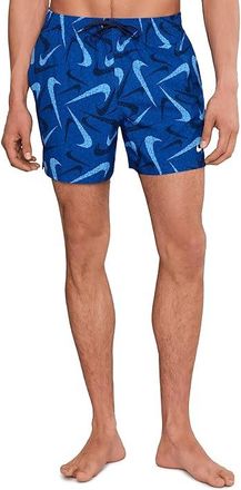 Nike Breaker Print 5 Brief Lined Volley Mens Swimwear Midnight Navy : LG, Polyester/Spandex