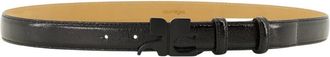 Courr&egrave;ges AC Riem - Dames - Riemen - Zwart - 90 CM - Leer - Accessoires